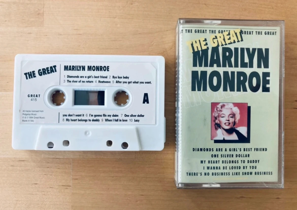Cassete de áudio original Marilyn Monroe a grande – photo 3